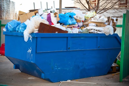 Clean and organized residential area after muck removal
